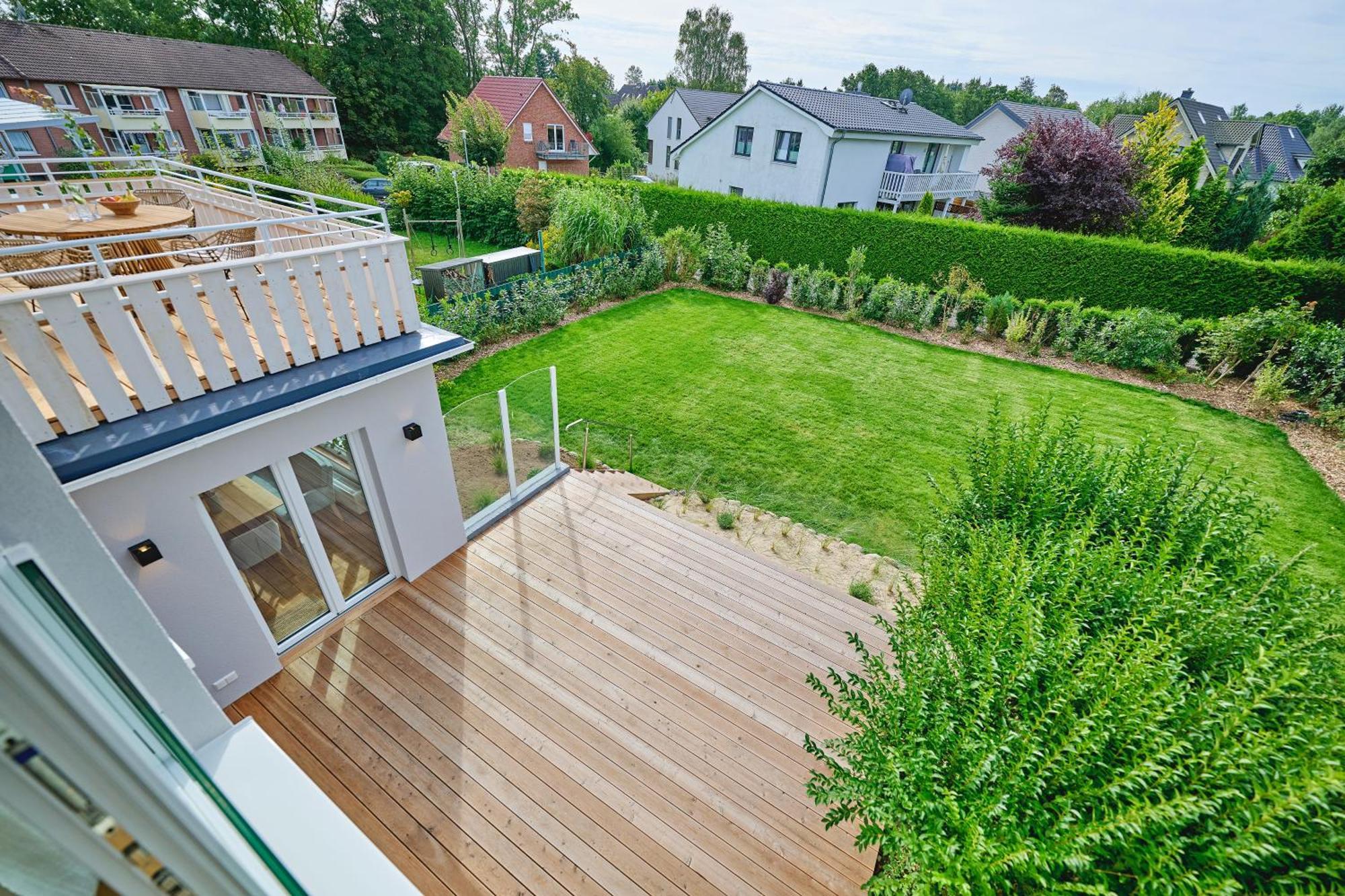 טימנדורפר שטרנד Lykke Hus - Wohnung Mathildas Garten Eg מראה חיצוני תמונה